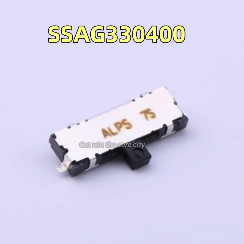 

5 pieces SSAG330400 Imported Japan ALPS thin small dial switch 6 feet 3 gear double self-reset sliding SMD