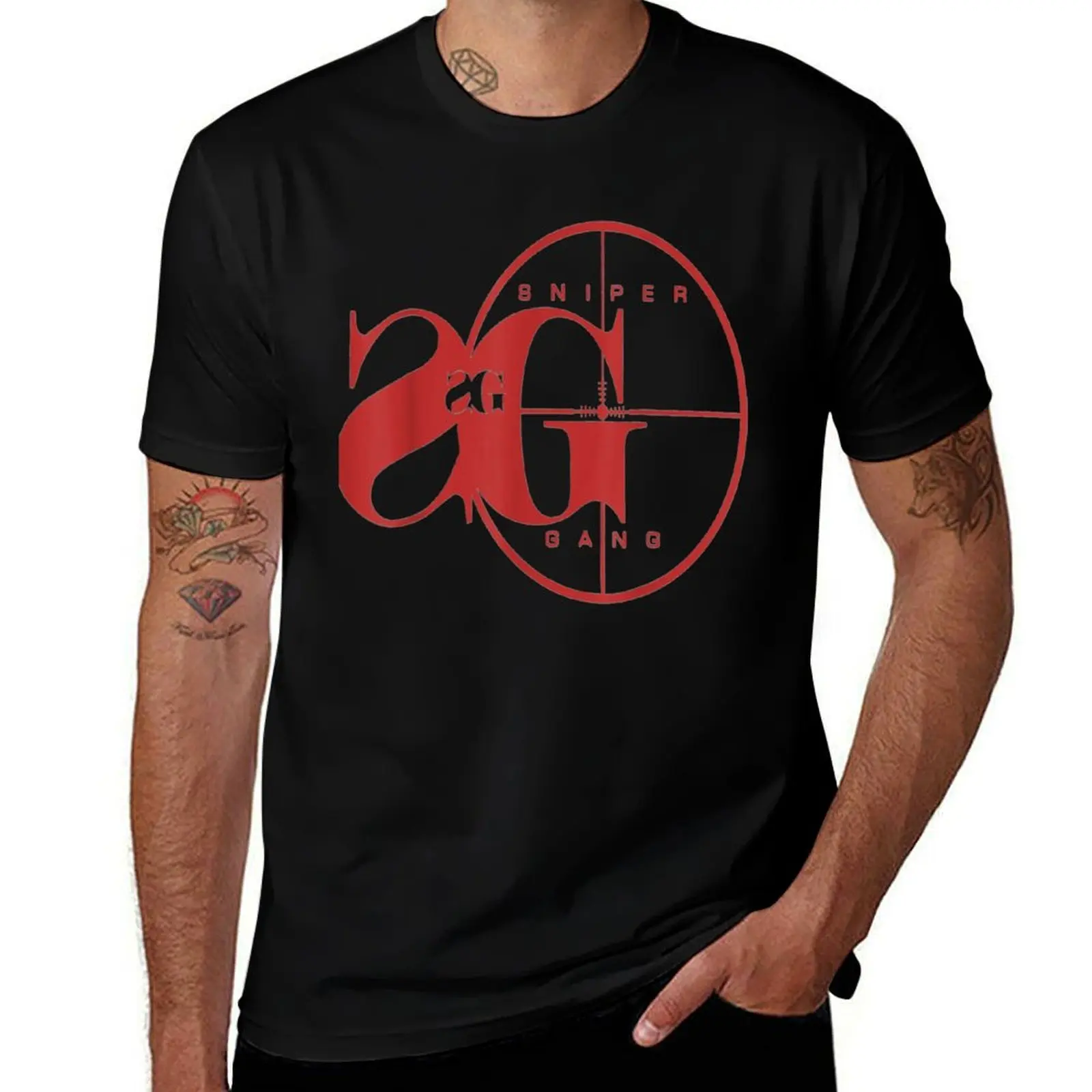 

Sniper Gang T-Shirt Work Utility Casual Tee Shirt