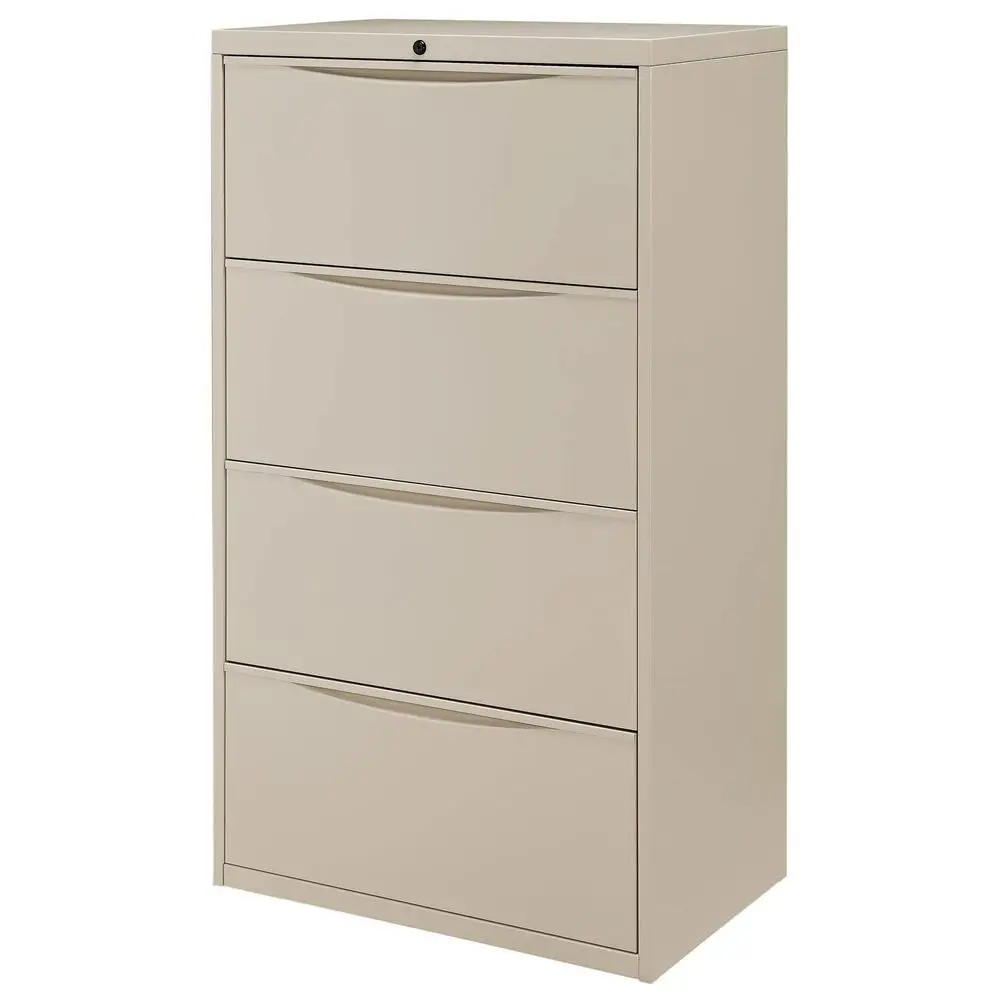 

30 W Premium Lateral File Cabinet, 4 Drawer, Putty