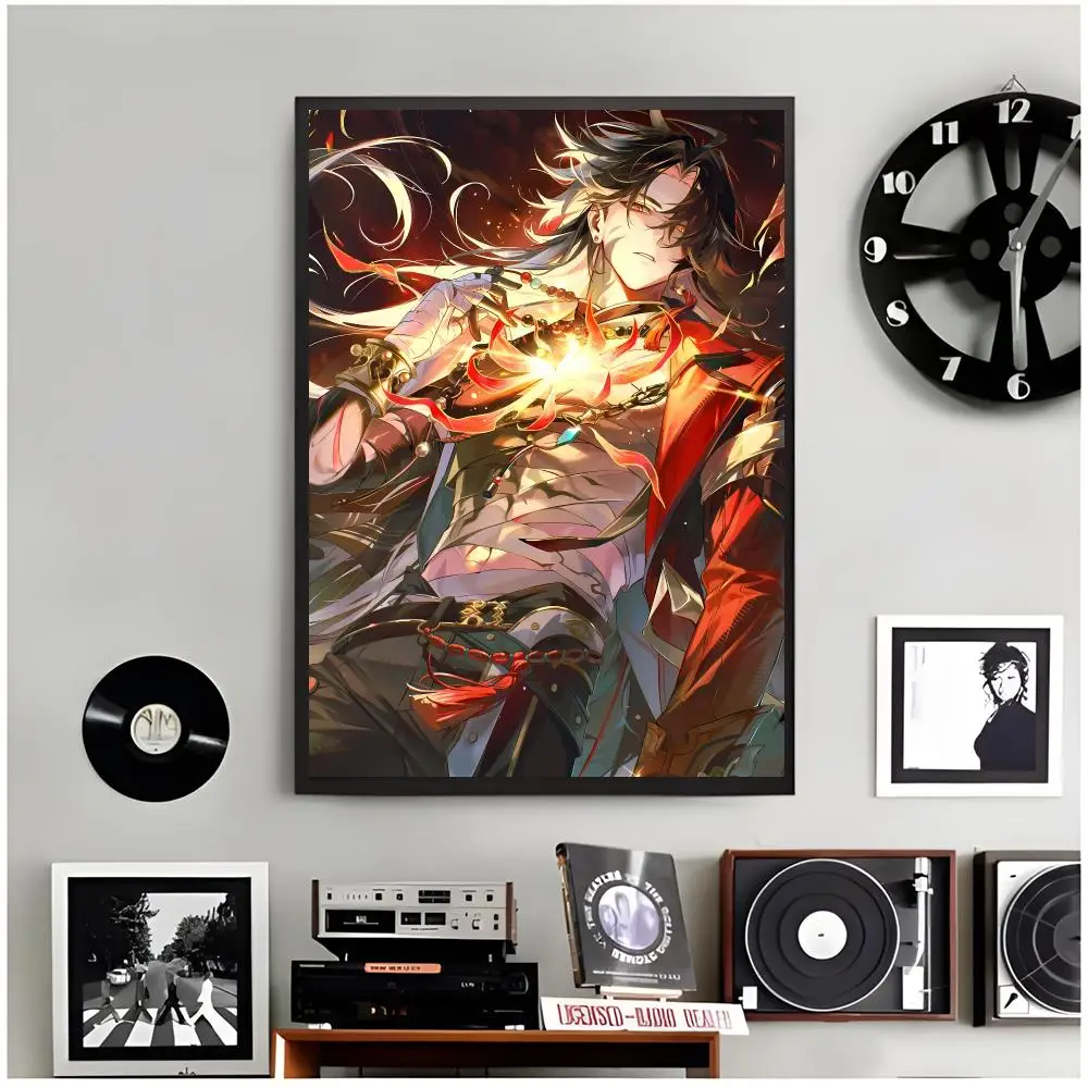 Dark Sharp Fantasy H-Honkai Star Rail Blade Poster Modern Wall Art Home Decor Living Room Decorative Print Unframed