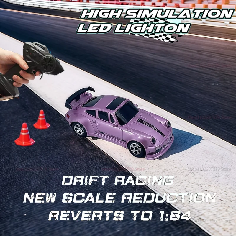 

1/64 RC автомобиль с дистанционным управлением, мини-дрифт-гоночный автомобиль 4WD, высокоскоростная внедорожная настольная игрушка в подарок для мальчиков и детей