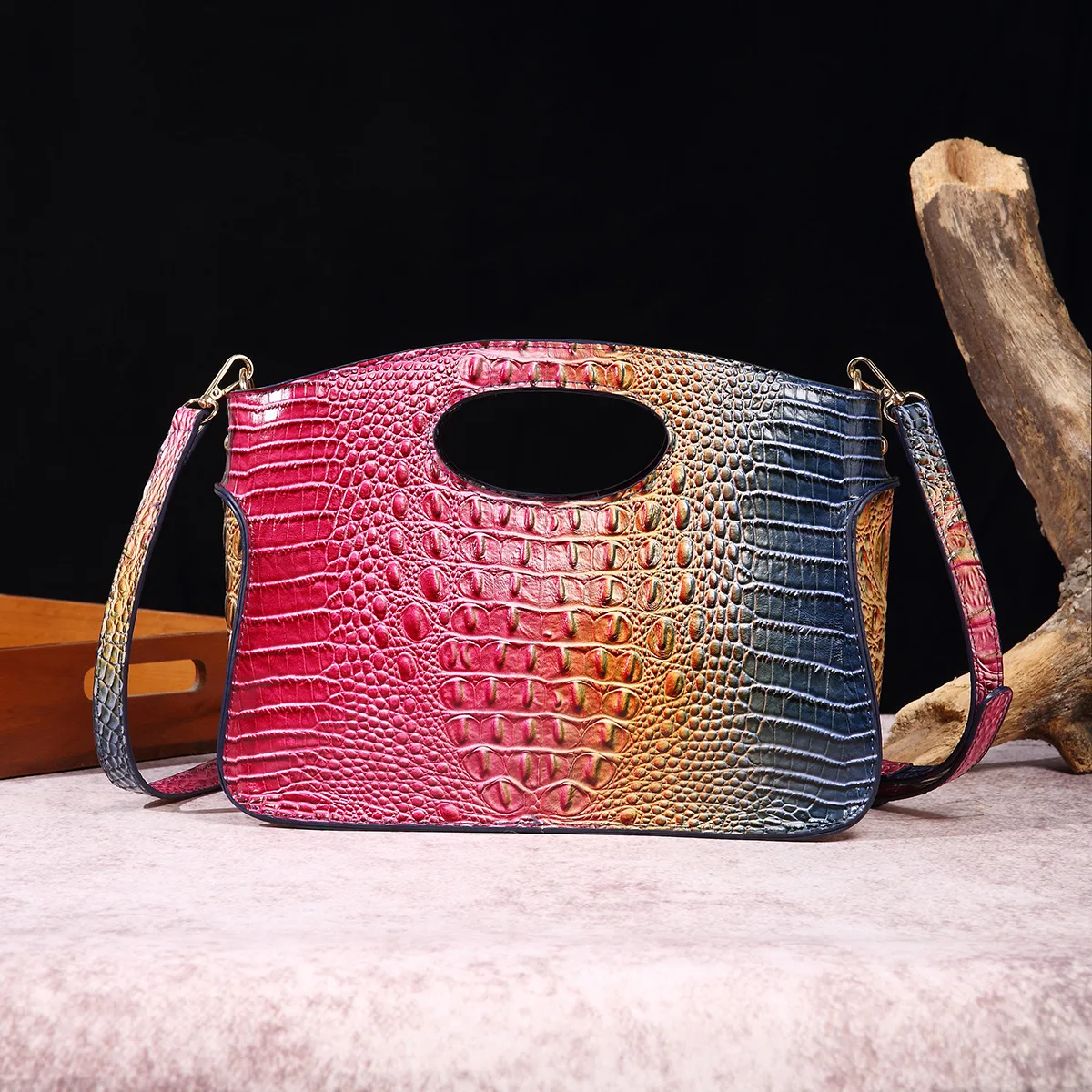 

bags for woman Crocodile Pattern Crossbody Bag Vintage Shoulder Bag Women's Luxury Handbag & Clutch Purse bolsos de mujer y2k