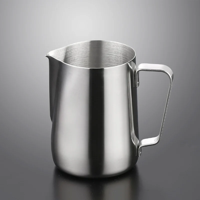 100ml 150ml 200ml Stainless Steel Milk Pull Flower Pitcher Steam Coffee Barista Craft Latte Coffee Milk Cream Cup Frothing Jug