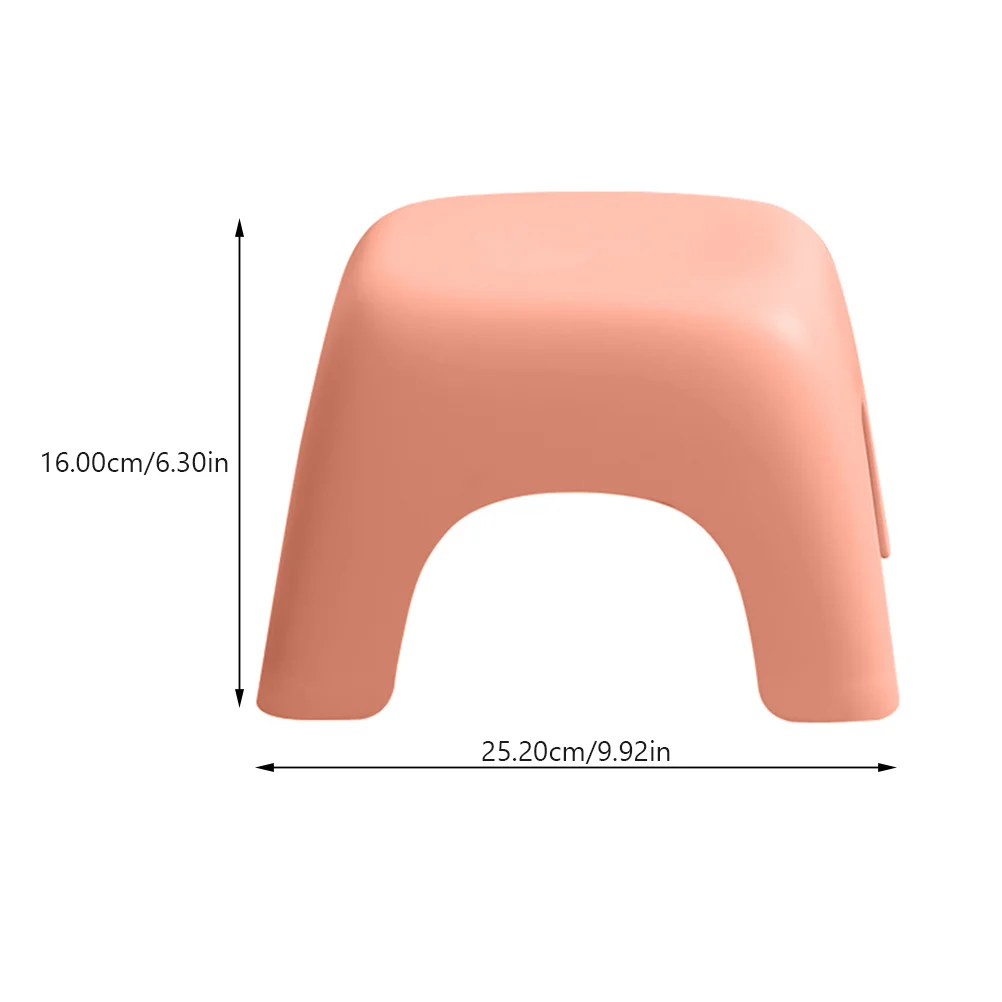 Outdoor Chairs Plastic Stool Kids Footstool Mini for Children Yellow Stackable Small