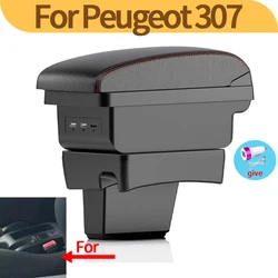 For Peugeot 307 I 2001 2002 2003 2004 2005 2006 2007 2008 special armrest box storage box interior details modified auto parts