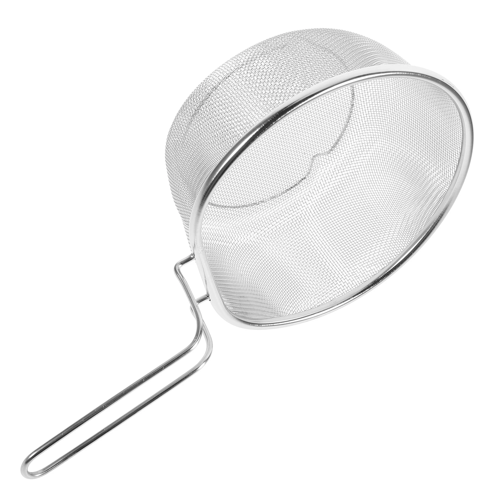 

Stainless Steel Hot Pot Noodle Basket Long Handle Fine Mesh Scoop Colander Spoon Deep Fry Basket Clip On Pot Soup Pasta Drainer