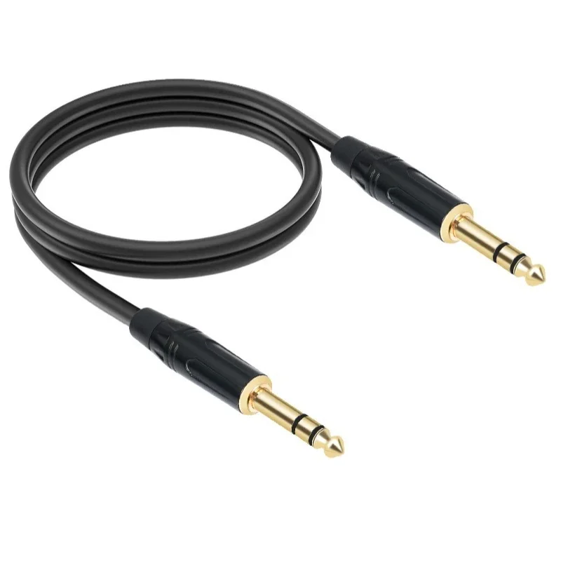 

1/4 Inch TRS Cable 1M 6.35mm Stereo Jack Balanced Audio Path Cord Quarter Inch 1/4 TRS To TRS Stereo Audio Cable