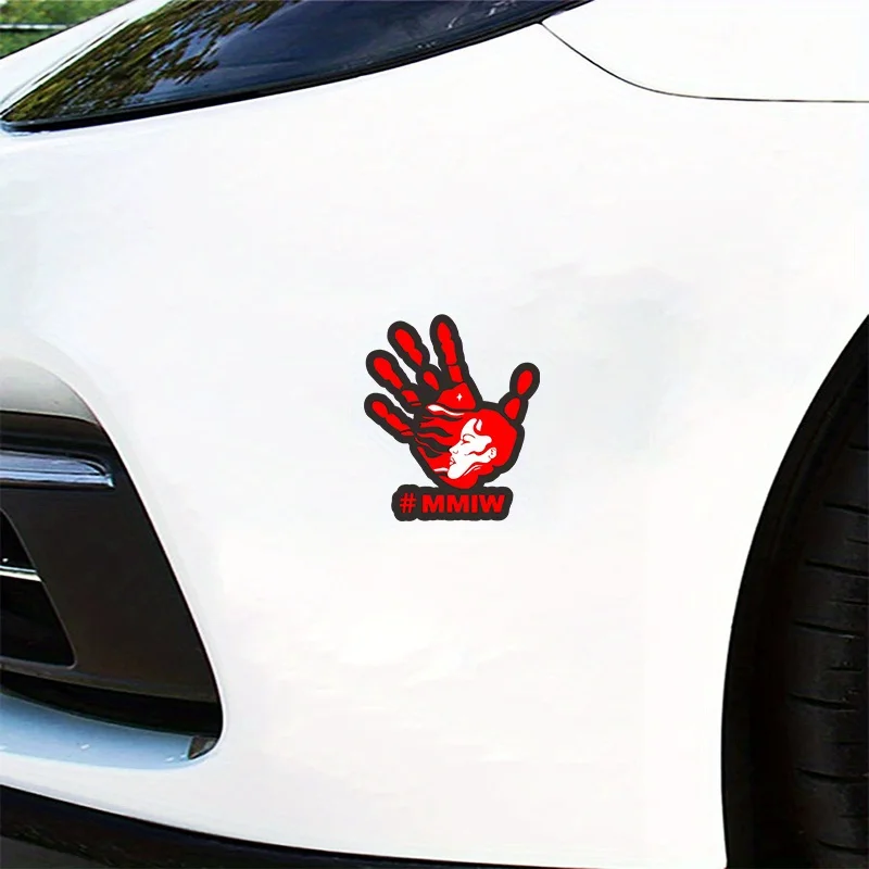 1個 # MMIW アクティビズム ビニール デカール - インディジェナス・ライトズ・アウェアネス・ステッカー（社会正義のための壁/ラップトップ/車の窓/水筒用）