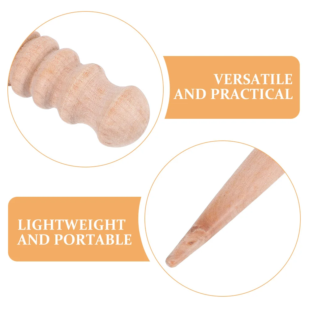 2 قطعة أدوات البستنة الصغيرة ديبر خشبي لزراعة توزيع البذور الفعالة وأداة تباعد لبذور زهرة الخضار