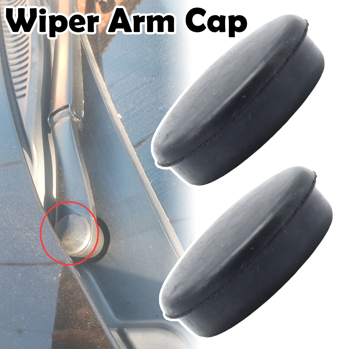 

Front Windscreen Windshield Window Wiper Blade Arm Rocker Bolt Cap Cover Replacement For Mazda Nissan Chrysler Ssangyong Cheri