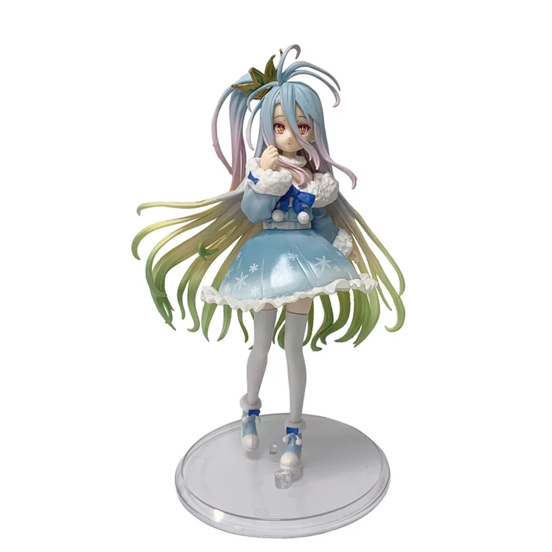 NUEVA Figura de Anime de 21 cm de No Game No Life, Shiro, Stephanie Dola/Zero Schwi, Jibril Fairy, Shampoo, Figura de Acción, Muñeca, Juguete