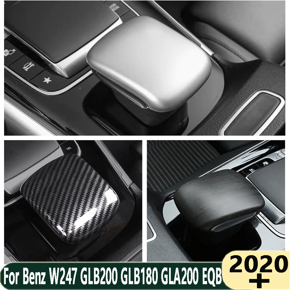 

Center Console Gear Shift Knob Head Decoration Cover Trim For Mercedes Benz B Class GLB GLA W247 X247 H247 2020-2024 Car Styling
