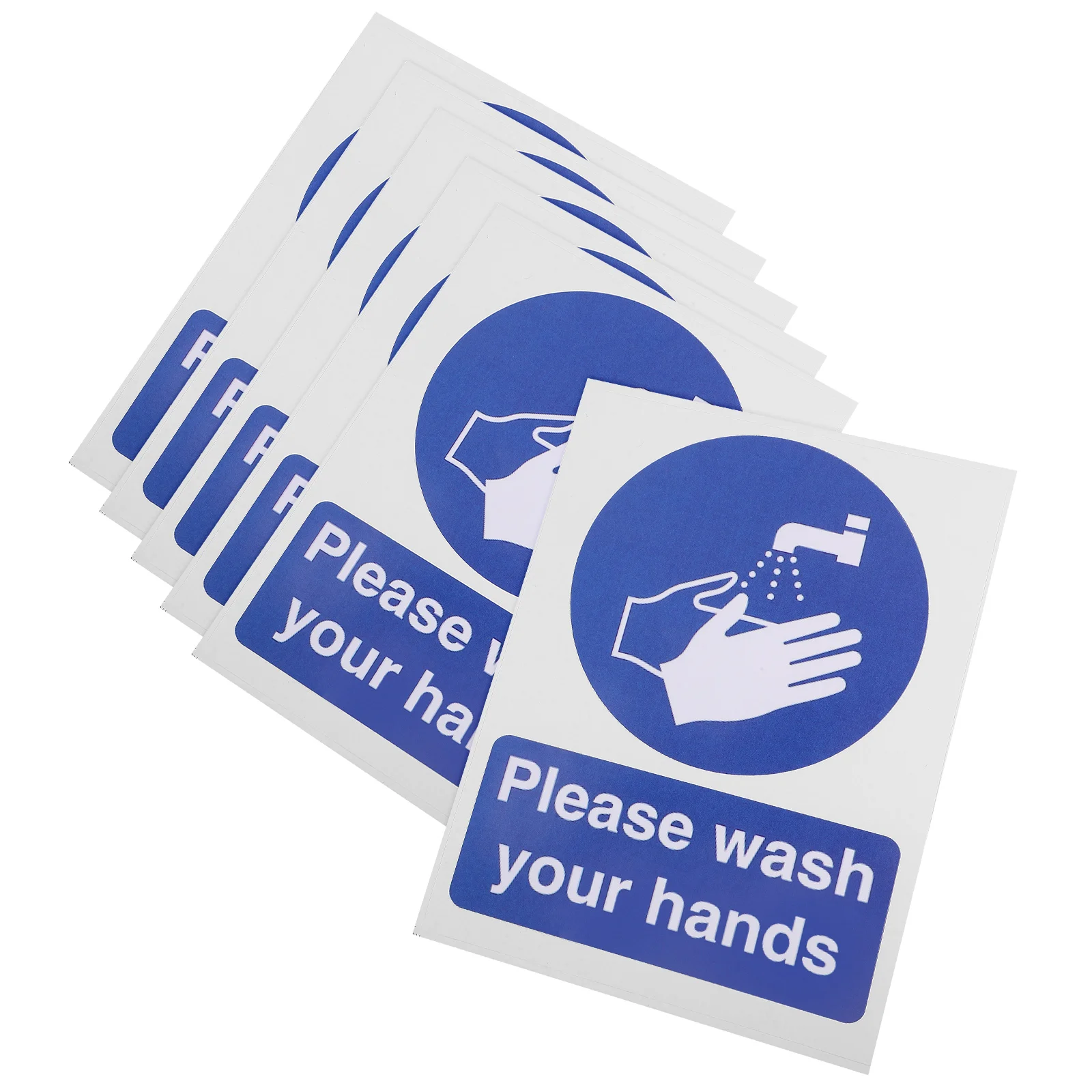 Wassen Handwasstickers Teken Bescherming Borden Label Gelieve Uw Handen Donker Maskeren Badkamer Waarschuwing