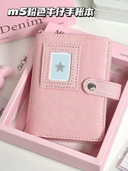 Denim M5 Binder Mini Jeans Notebook M5 Loose Leaf Journal Girl Student Diary Notebook m5 다이어리