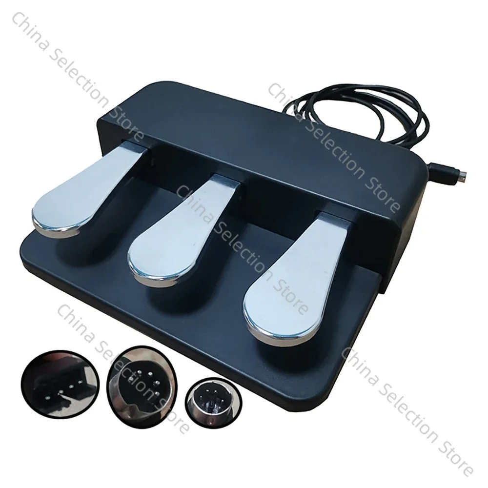 Piano Keyboard sustain three pedal Damper Pedal for Roland Korg Electric Piano Electronic Organ Synthesizer Musical Instrument