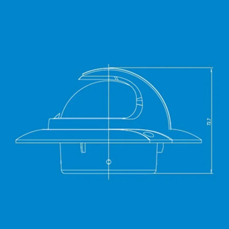 Встроенный магнитный компас для морской рыбацкой лодки