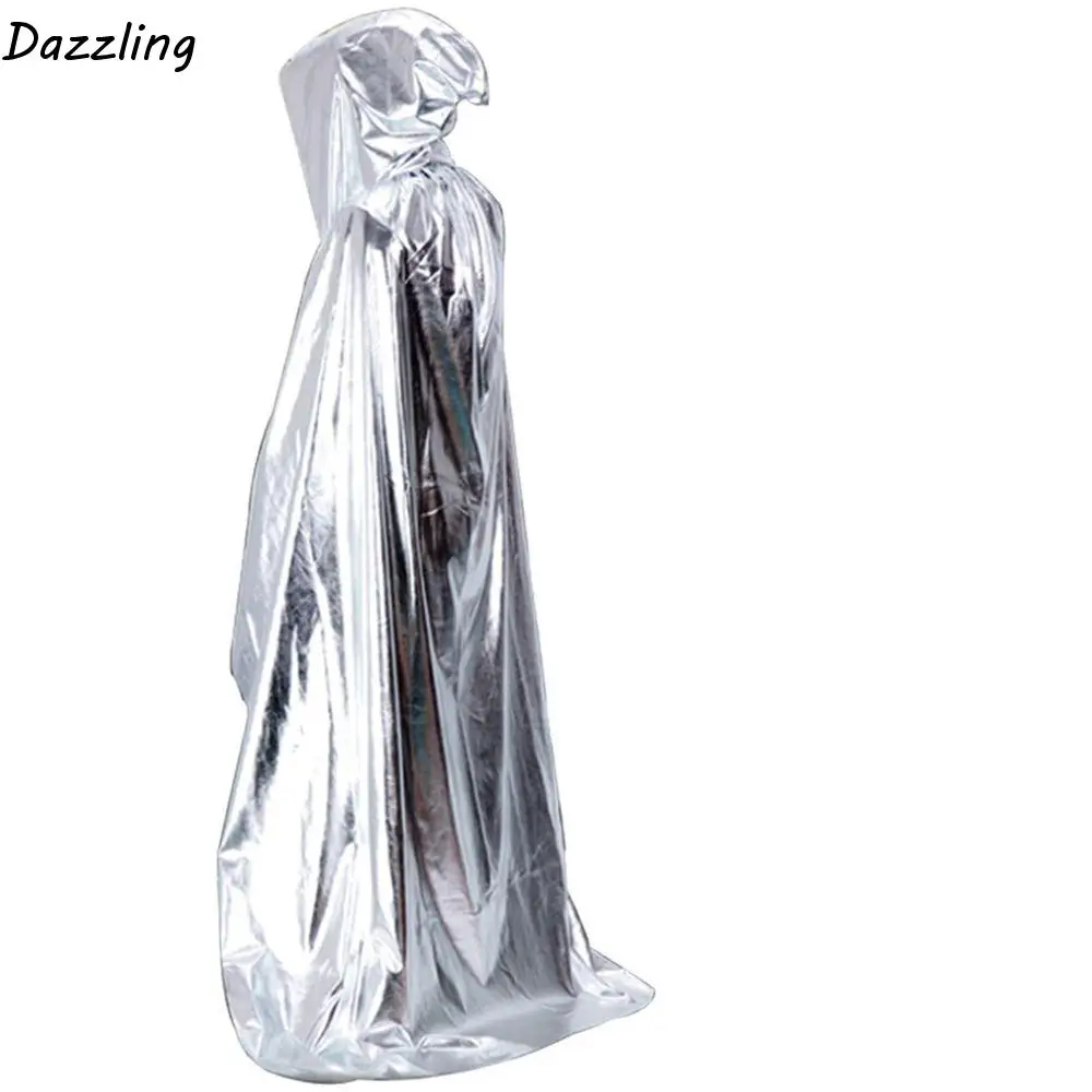 

Многоцелевое платье для ночного клуба и бара, волшебник Дьявол, карнавальное праздничное пальто для взрослых, халаты, плащ Мрачного жнеца, плащ с капюшоном