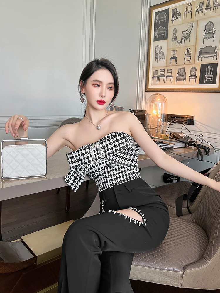 Sexy vesttop Dames binnenkleding Bovenkleding Knoop Pure Desire Personali Zomer Faion Commute Sle Polyester