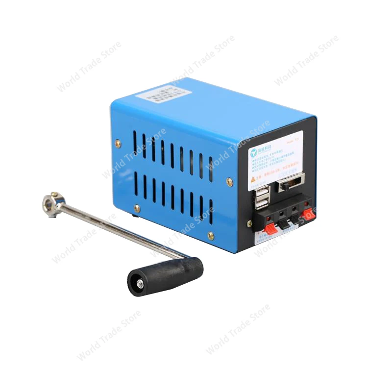 

Мини-портативный генератор, аварийный ручной генератор, ручной динамотор, ручной генератор с зарядкой через USB, 3 В, 5 В, 6 В, 9 В, 12 В, 15 В