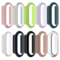 PC+Glass Protective Case For Xiaomi Mi Band 10 9 8 NFC Full Screen Protector Shell Bumper Cover