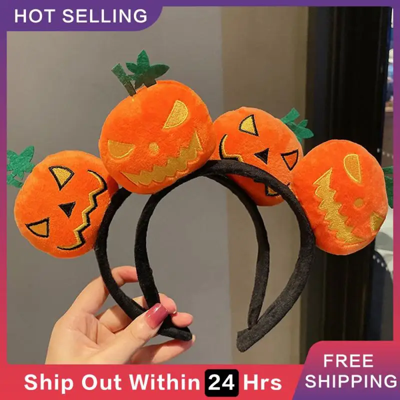 Pumpkin Headband Holiday Design Rich And Colorful Personalized Halloween Gifts For Kids Headwear Fun Headband Must Have