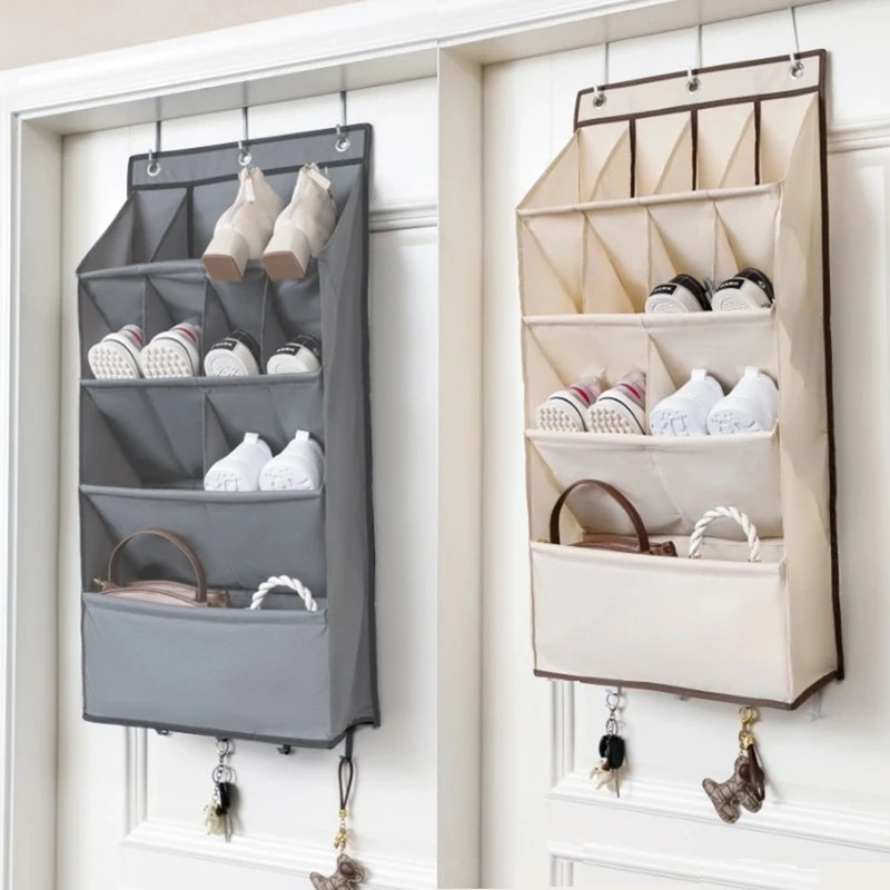 Storage Bag Behind Door Hanging Footwear Organizer Shoe Rack With Large Deep Pockets Closet Shoe Rack Shoe Rack