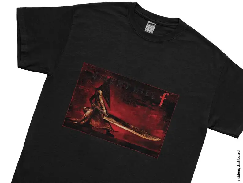 Silent Hill Pyramid Head Blade T-Shirt, Cult Classic Horror Game Merch, Horror Graphic Tee, Silent Hill T-Shirt