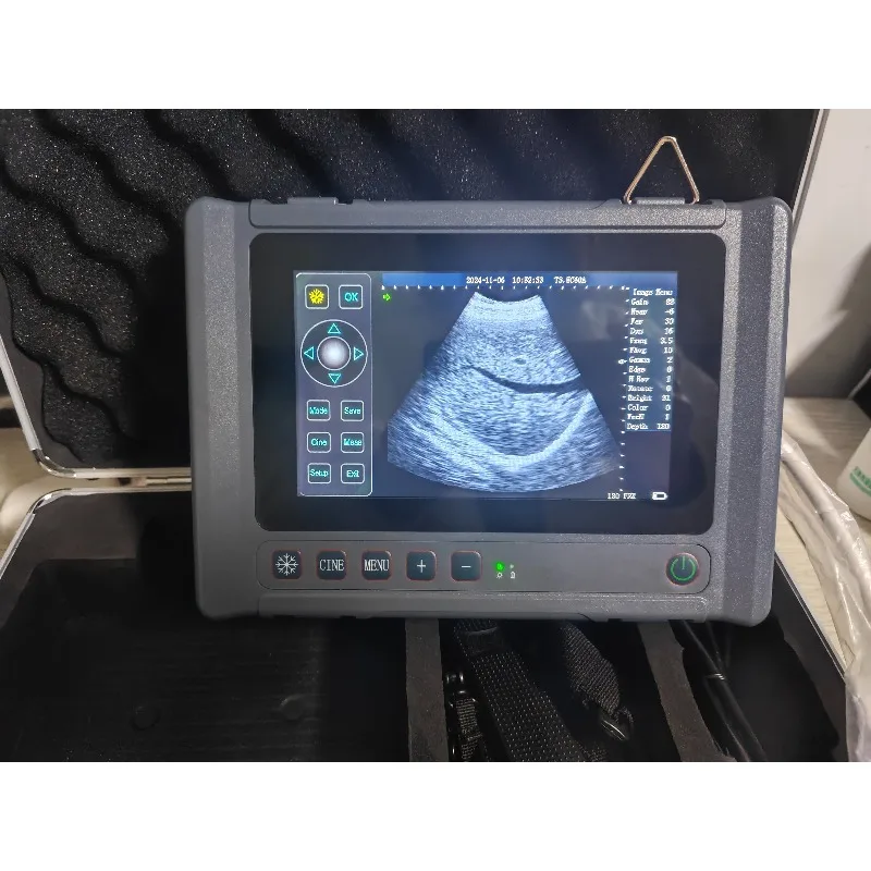 الموجات فوق الصوتية الطبية المحمولة الرقمية الكاملة المحمولة صغيرة الحجم الأجهزة الموجات فوق الصوتية البيطرية الطبية