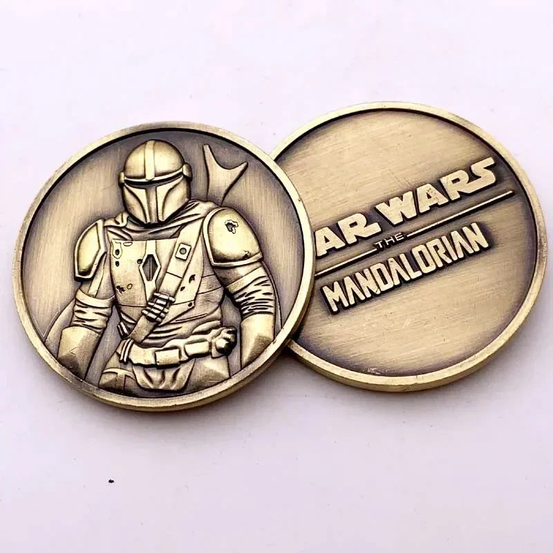 Hasbro Star Wars Warriors Relief Bronze เหรียญที่ระลึกคอลเลกชันการ์ตูนที่ระลึกป้ายโลหะเหรียญของขวัญ