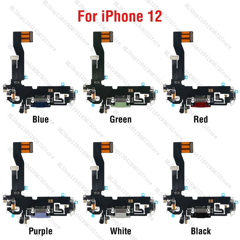 Pour iPhone 11 12 Pro Max Port de chargement USB chargeur Dock micro câble flexible