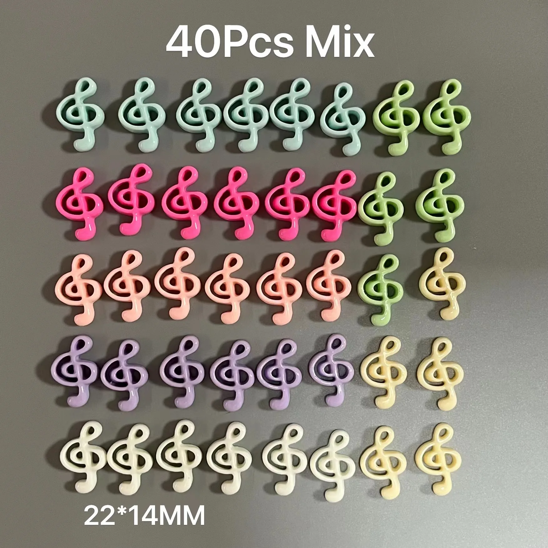 Beauty Salon Bulk Supply 30Pcs Mixed Cute Cartoon Candy Flower Bear Gummy Pearl Heart Gem Acrylic Long Nail Art Decoration Charm