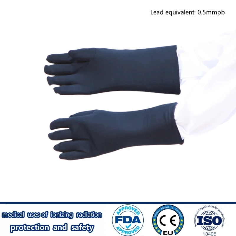 

X-ray gamma ray radiological protection 0.5mmpb lead gloves radioactive laboratory ionizing radiation protective lead gloves