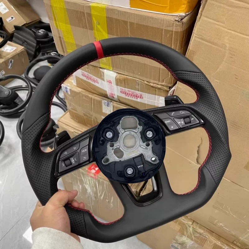 

Индивидуальный руль из карбона и кожи для Audi A3, A4L, A4, A5, A6L, A7, Q3, Q8, Q5L, S4, S5, S6, S7