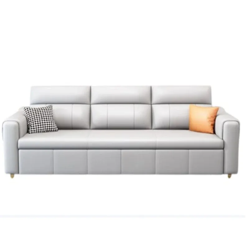 Gray 3 Seater Living Room Sofas Luxury Aesthetic Floor Loveseat Bedroom Sofa Bed Sleeper Modern Divano Moderno Furniture Home