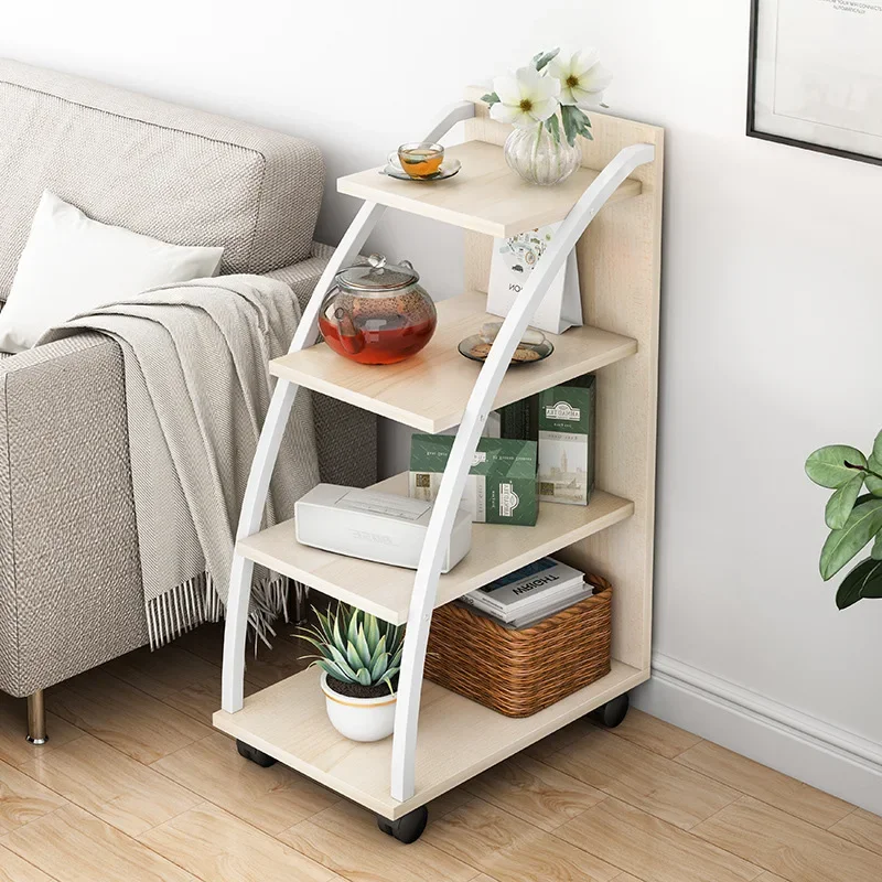 

Nordic Sofa Side Table Simple Coffee Table Modern Minimalist Creative Multifunctional Tea Rack Movable Small Table