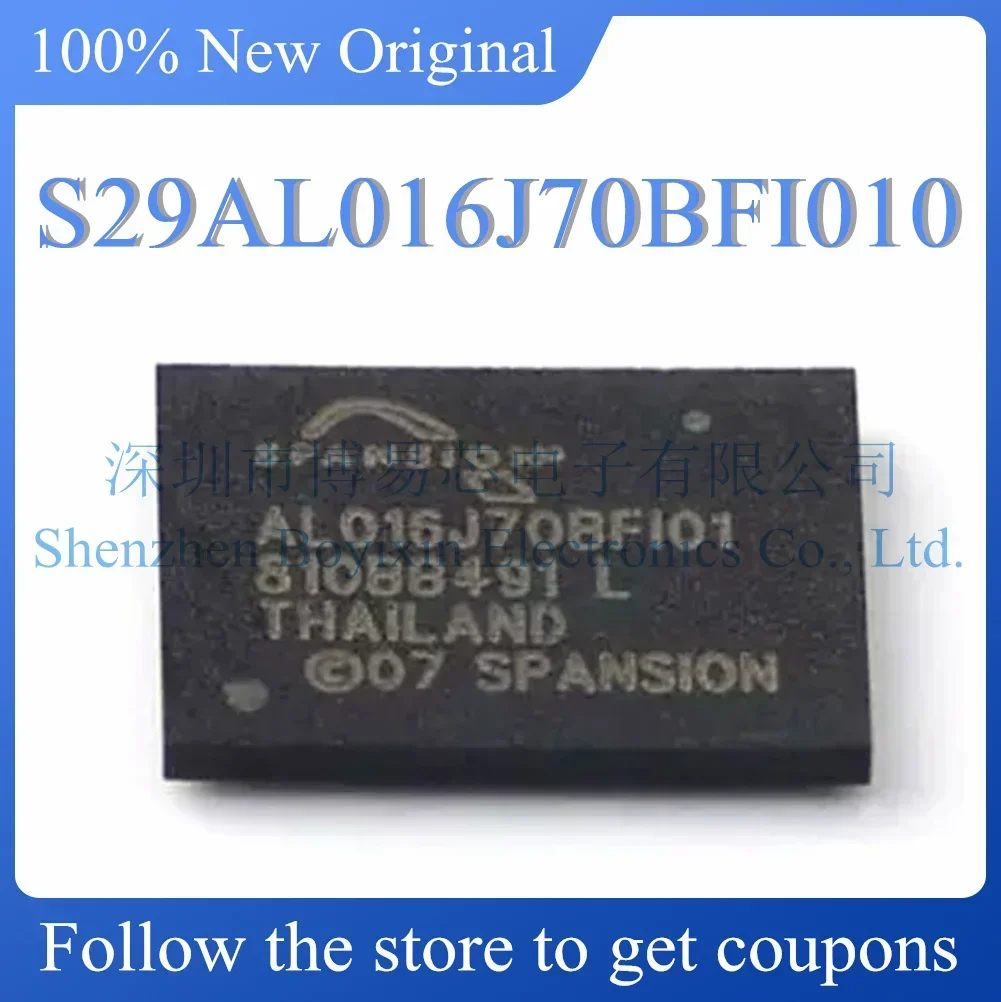 

NEW S29AL016J70BFI010.Original Product.BGA-48
