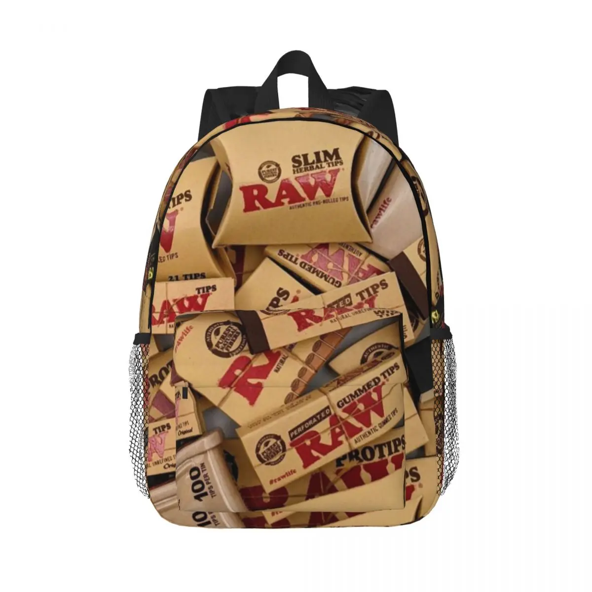 

Rolling Paper Tobacco RAW Backpack Hot Sale Daypack Large Capacity Boys Girls BookBag Shoulder Bags for Men Women Kid School Bag