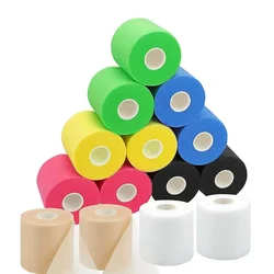 12pcs Underwrap Foam Tape Athletic Pre Wrap Sports Bandage Breathable Soft Ankles Wrists Hands Knees Wrap Tape