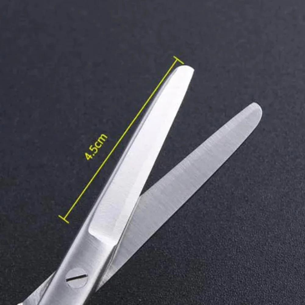 둥근 머리 무딘 가위 비강 해부 가위 스레드 조각 직선 팔꿈치 조직 가위