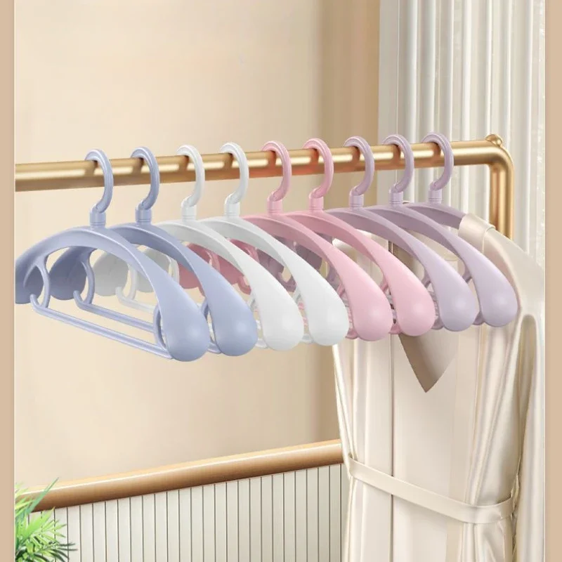 

Clothes Hanger No Trace Non-slip Widening Clothes Hanger Coat Thick Fashion Lovely Windproof Dry and Wet Dual Use Brace