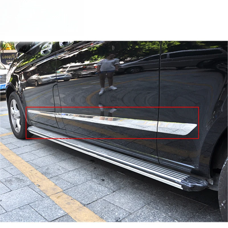 

Накладки на кромки дверей для Mercedes-Benz New Vito V260L, защитные, из нержавеющей стали 304, аксессуары для тюнинга