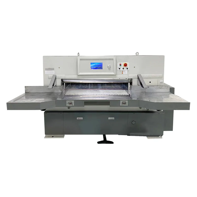 1300 Double Hydraulic Paper Cutter Double Turbo CE Standard Guillotine Electric Paper Cutter A1 A2 A3 A4 Paper Cutting Machine