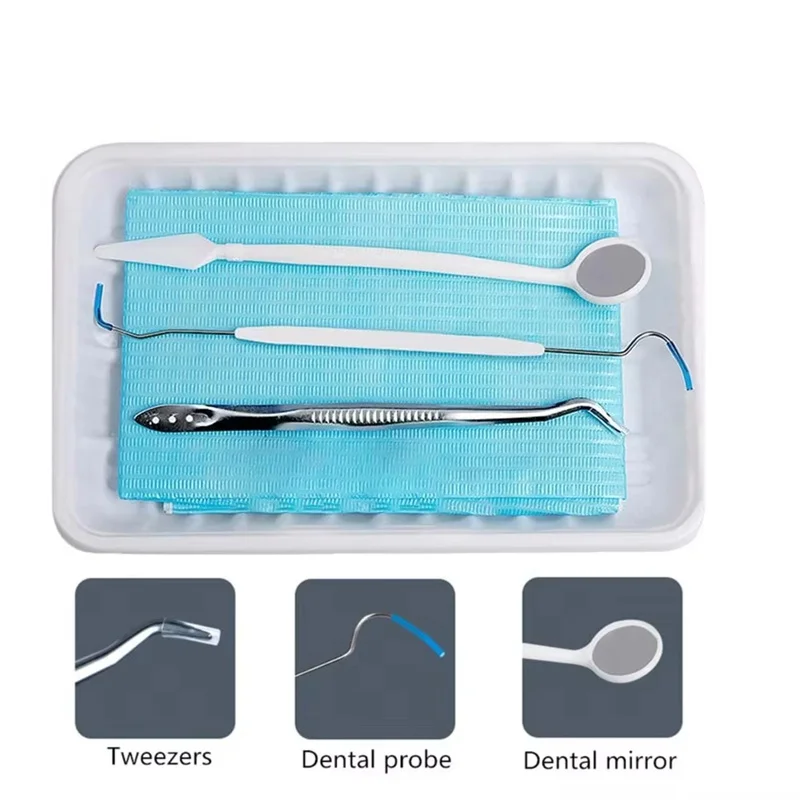 Kit d'Outils Dentaires, Réflecteur d'ret Buccal, Miroir, Grattoir à Tartre, Spatule, Outil de Sélection pour Dentistes, Kit d'Hygiène