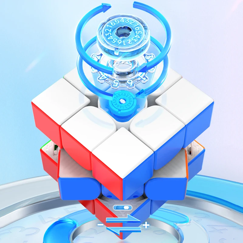 ลูกบาศก์มายากลแม่เหล็กอัจฉริยะ3x3x3, ของเล่น gancube ความเร็วสูง GAN12 Ui FreePlay Ai Smart Maglev