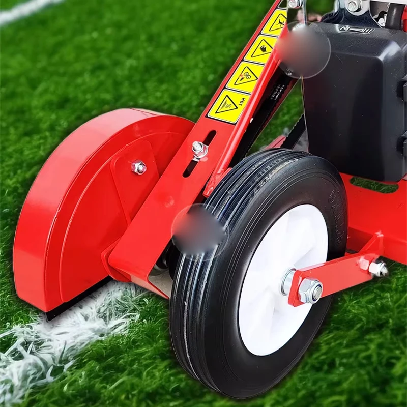 130cc Four-Stroke Push Lawn Trimmer, Internal Combustion Engine Driven by Tri-Pointed Steel Blades, for Parks/Golf Courses