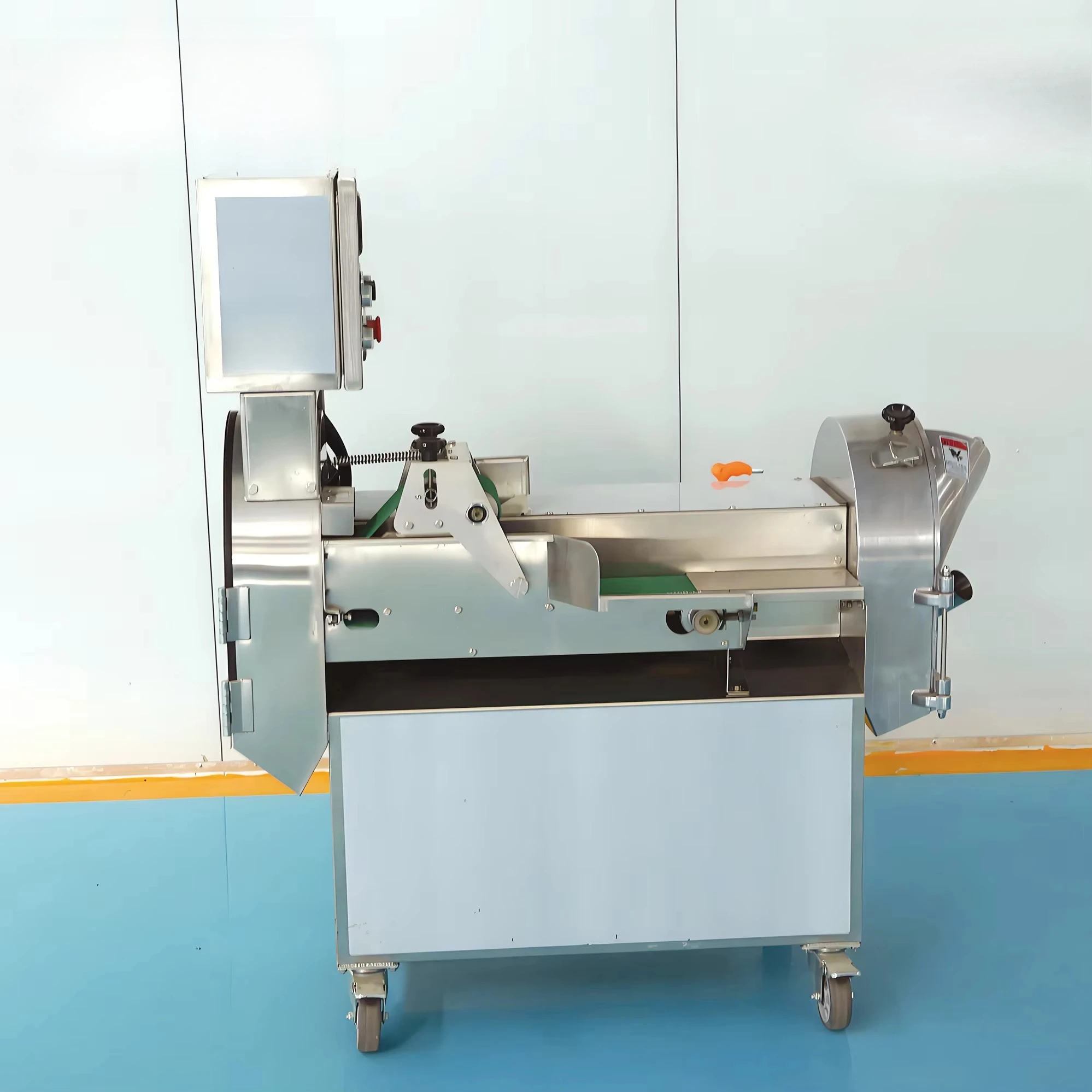 Industrial Stainless Steel Vegetable Cutter Machine  Commercial Fruit and Vegetable Slicing Dicing Shredding Equipment