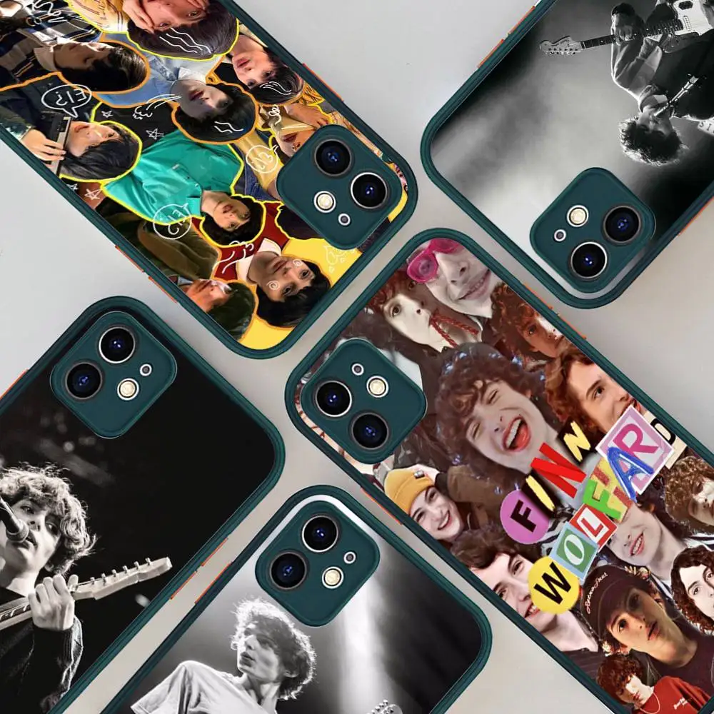 

Finn Wolfhard Actor Singer Phone Case For iPhone 16 15 14 11 12 13 Pro Max Plus 12 XS Max Back Cover Matte Case
