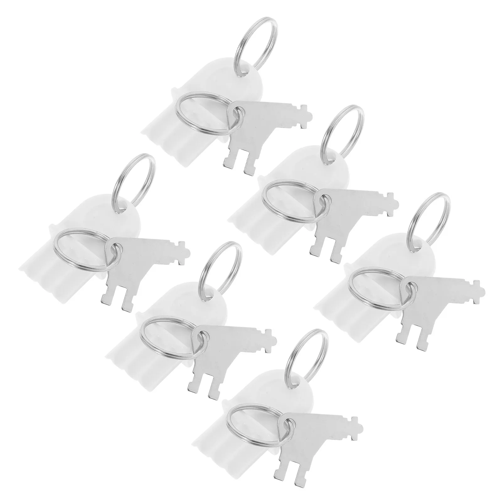 

Набор универсальных ключей для диспенсеров для бумажных полотенец, прочный и удобный, с брелоком в комплекте, для диспенсеров для салфеток, мыла и туалетной бумаги