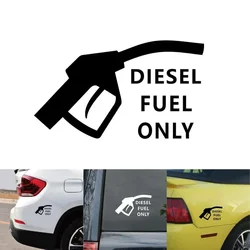 Car Sticker Diesel Fuel Only Warning Stickers Decals for Cars Taxi Sunscreen waterproof