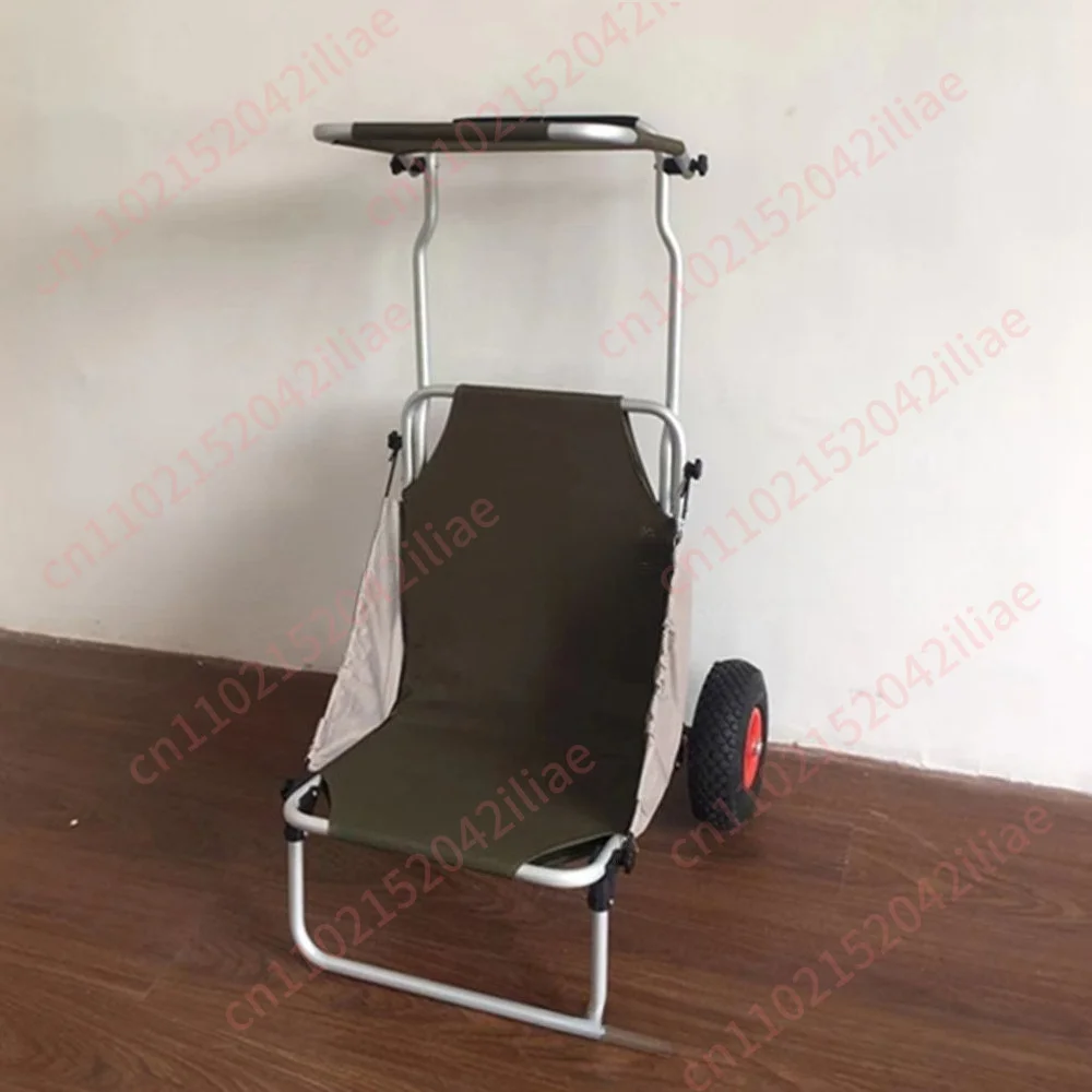 Outdoor camping folding chair, fishing folding cart, outdoor fishing chair